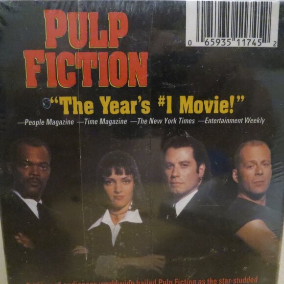 "Sealed" VHS Video Pulp Fiction Quentin Tarantino Cult Classic 1994 - Picture 3 of 4